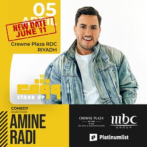 Amine Radi Live in Riyadh Comedy Events