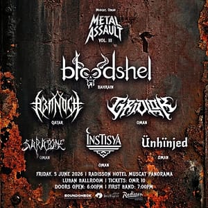 Metal Assault Vol. 3 in Muscat – Concerts Metal Assault Vol. 3 in Muscat Concerts