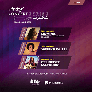 The Fridge Concert Series Season 49 in Dubai – Concerts The Fridge Concert Series Season 49 in Dubai Concerts
