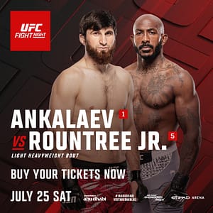 Abu Dhabi Showdown Week UFC Fight Night Sports Events