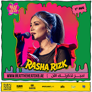 Beat The Heat DXB Season 5 ft Rasha Rizk Live at DWTC – Concerts Beat The Heat DXB Season 5 ft Rasha Rizk Live at DWTC Concerts