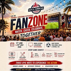 Football FanZone at Logs & Embers Smokehouse by the Beach Sports Events