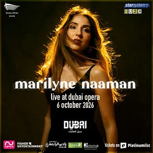 Marilyne Naaman live at Dubai Opera 2026 Concerts