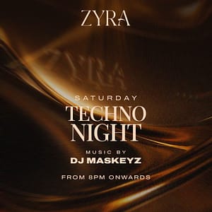 Saturday Techno Night at Zyra