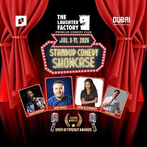 The Laughter Factory Launches New 7pm "Bed B4 10pm" Show This July at Radisson Damac Hills. Comedy Events