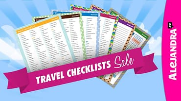 Travel Checklists for Getting Organized ☀