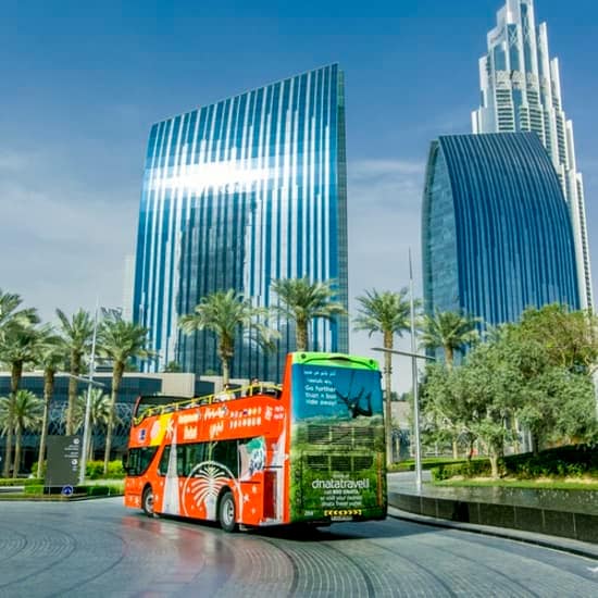 Hop-on Hop-off Bus Dubai: 24 or 48-Hour Pass at Dubai Mall, Dubai, United Arab Emirates Hop-on Hop-off Bus Dubai: 24 or 48-Hour Pass at Dubai Mall, Dubai, United Arab Emirates