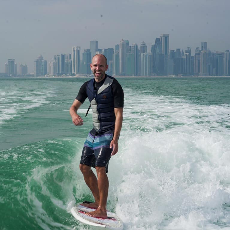 Wakeboarding at Old Mina Port – Qool Qatar – Must-see attractions Wakeboarding at Old Mina Port - Qool Qatar Must-see attractions