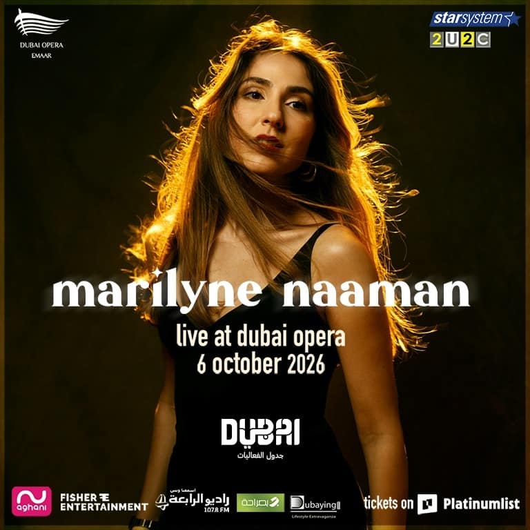 Marilyne Naaman live at Dubai Opera 2026 – Concerts Marilyne Naaman live at Dubai Opera 2026 Concerts