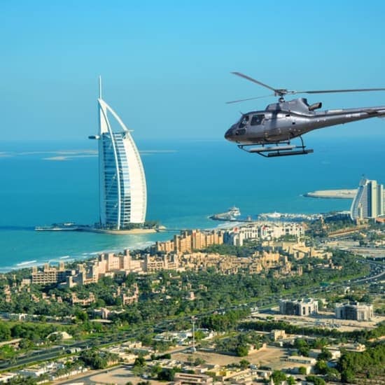 Dubai Scenic Helicopter Tour: Vision Tour (22 Minutes) at Dubai Police Academy, Dubai, United Arab Emirates