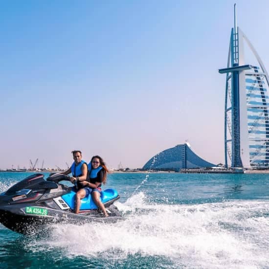 Dubai Jet Ski: Burj Al Arab, Burj Khalifa & Atlantis at Jet Ski Dubai, Dubai, United Arab Emirates